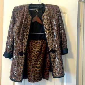 Karen Lawrence beaded blazer and thin strap top to match